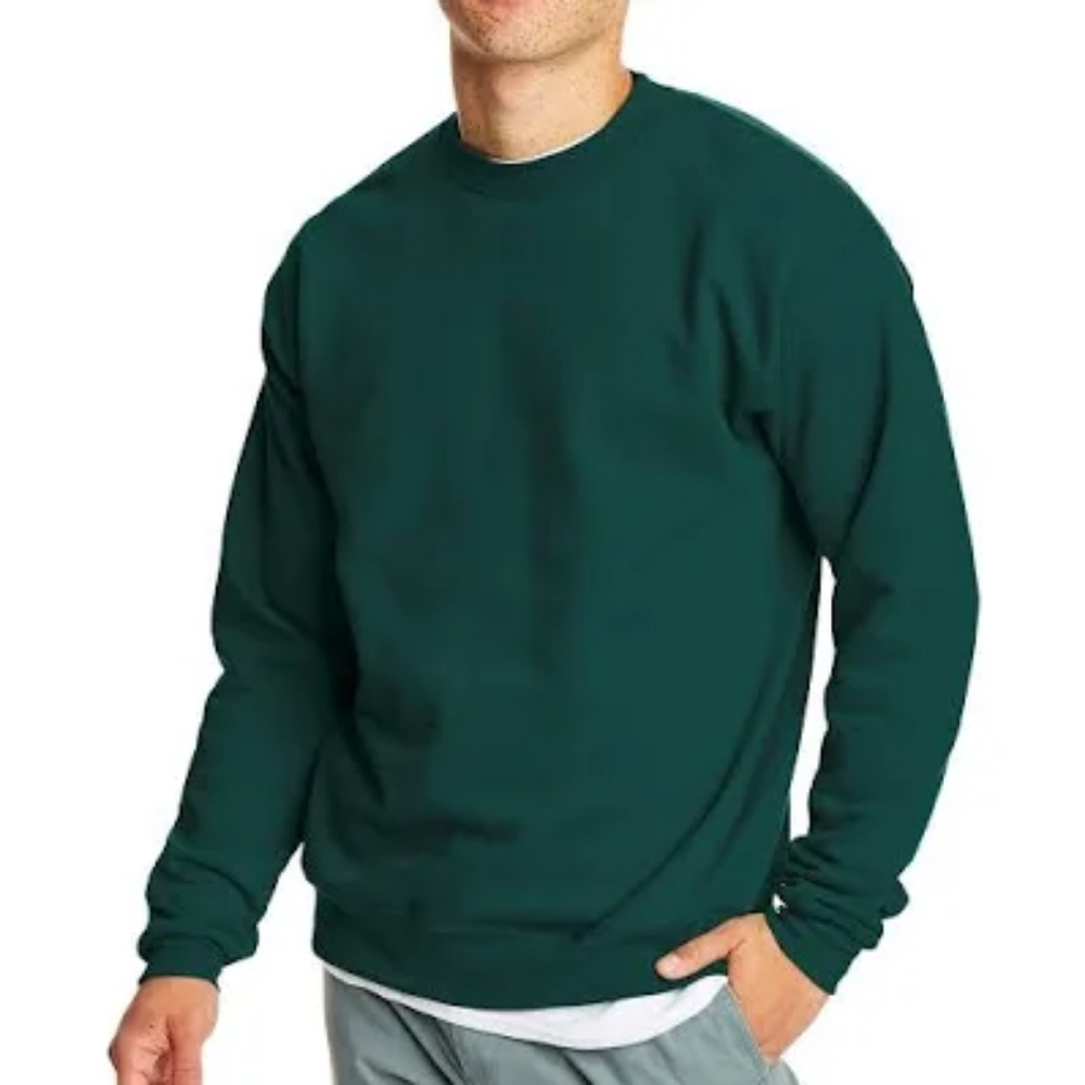 Dark Green Hanes Pullover